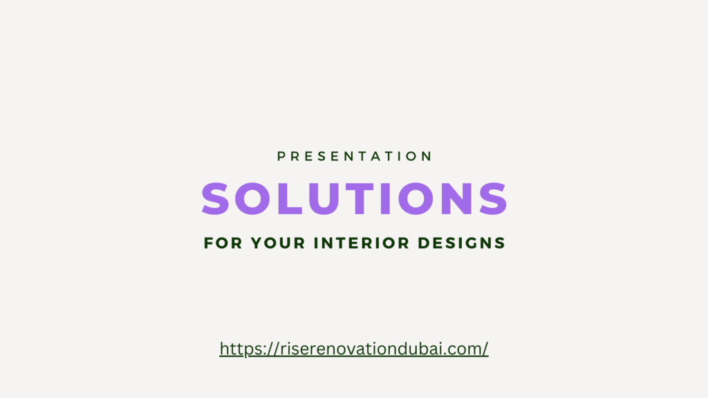 Grey And Green Modern Solutions For Your Interior Design Presentation